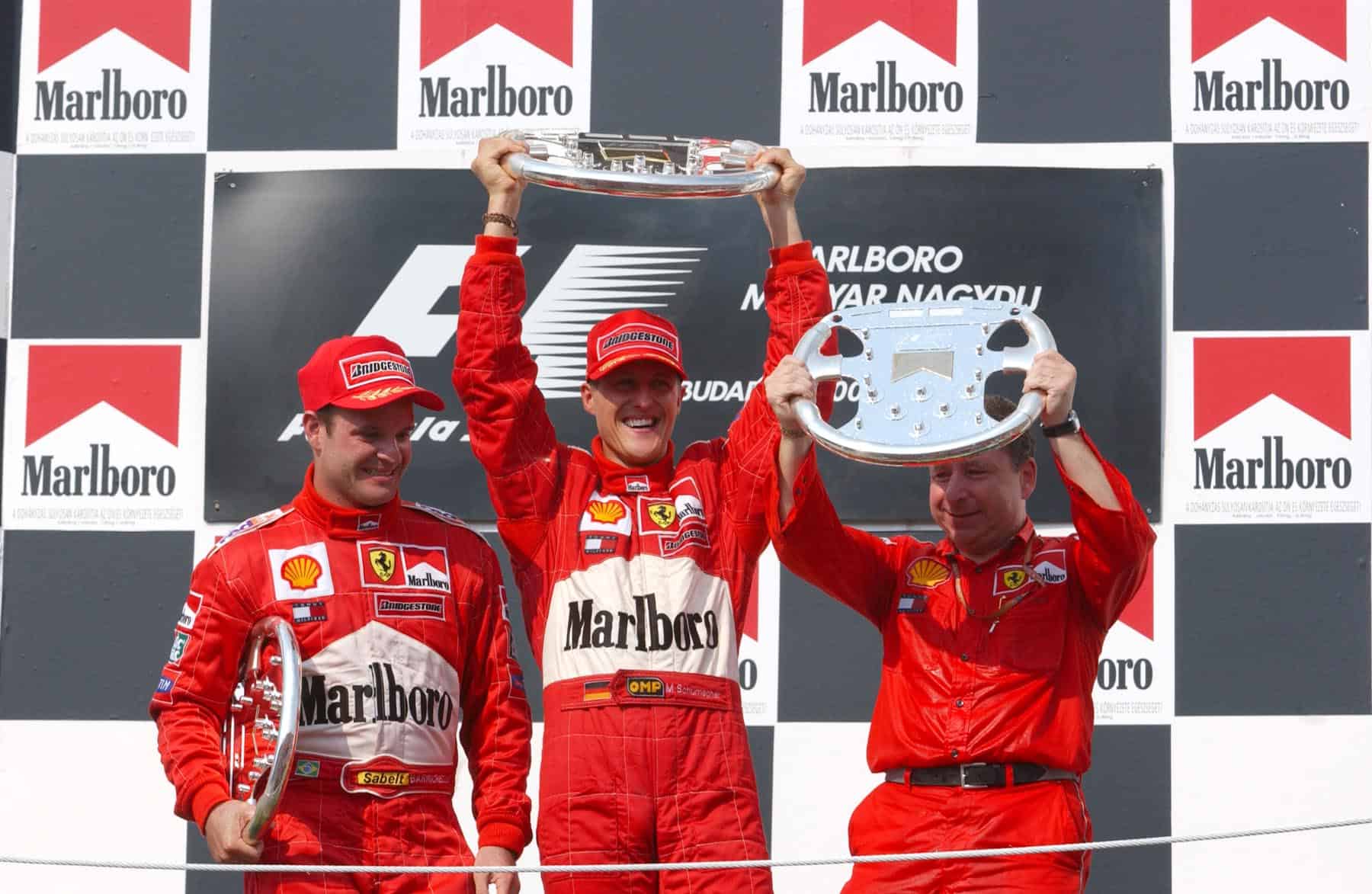 Schumacher Barrichello Pits To Podium Number 2 Driver